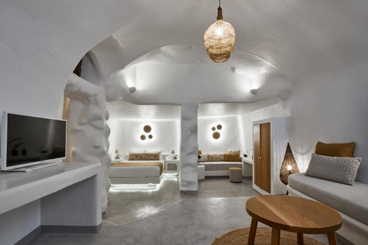 Grande Suite Troglodyte avec Piscine et Bain à Remous Extérieurs Chauffés