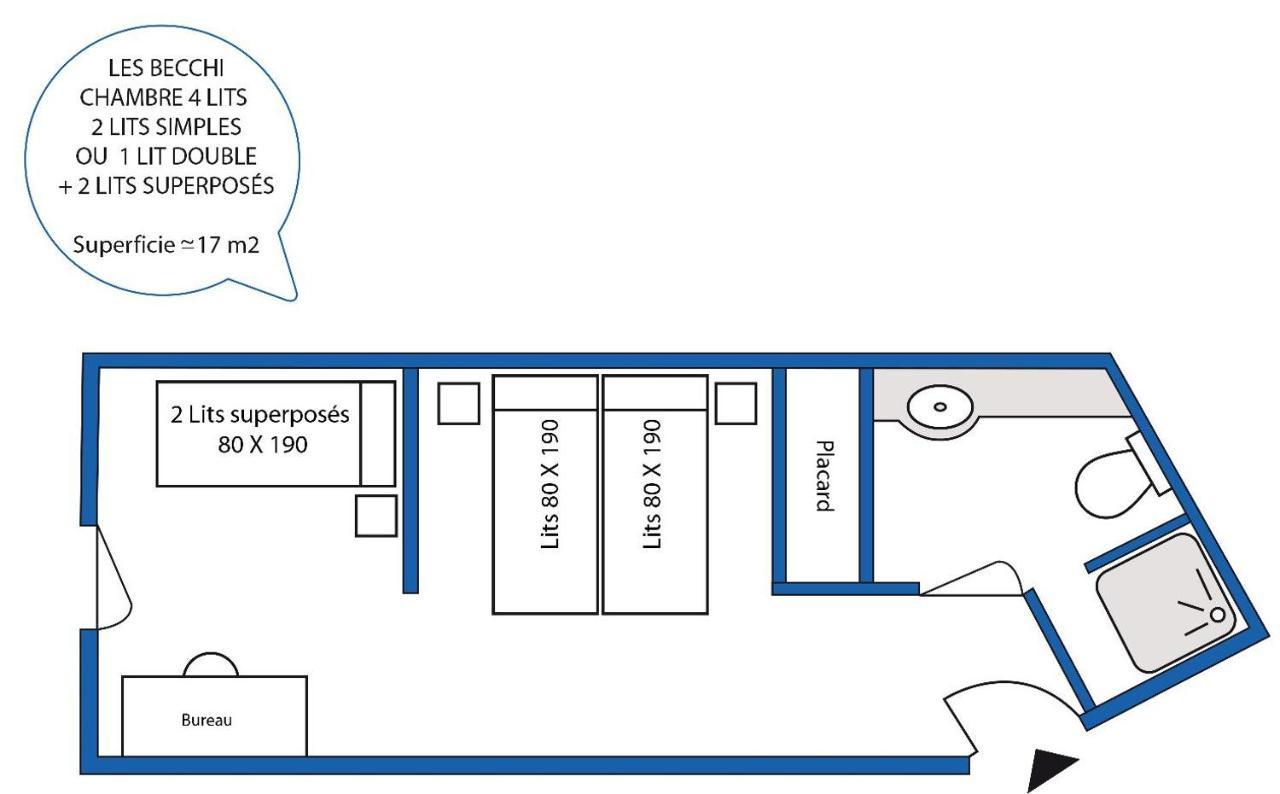 Chambre Quadruple (2 Adultes + 2 Enfants)