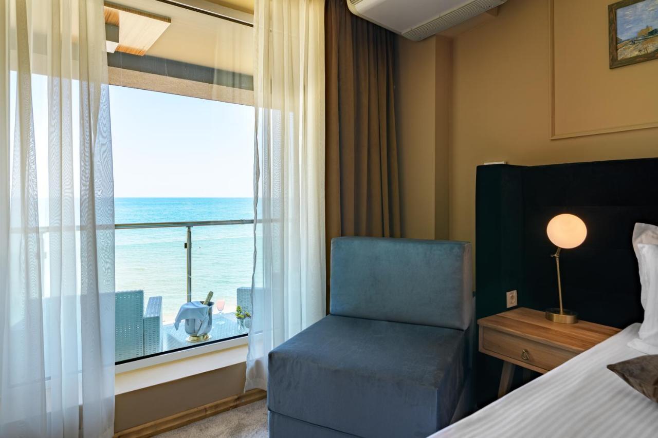 Zweibettzimmer mit Balkon und Meerblick - kostenfreier Parkplatz
