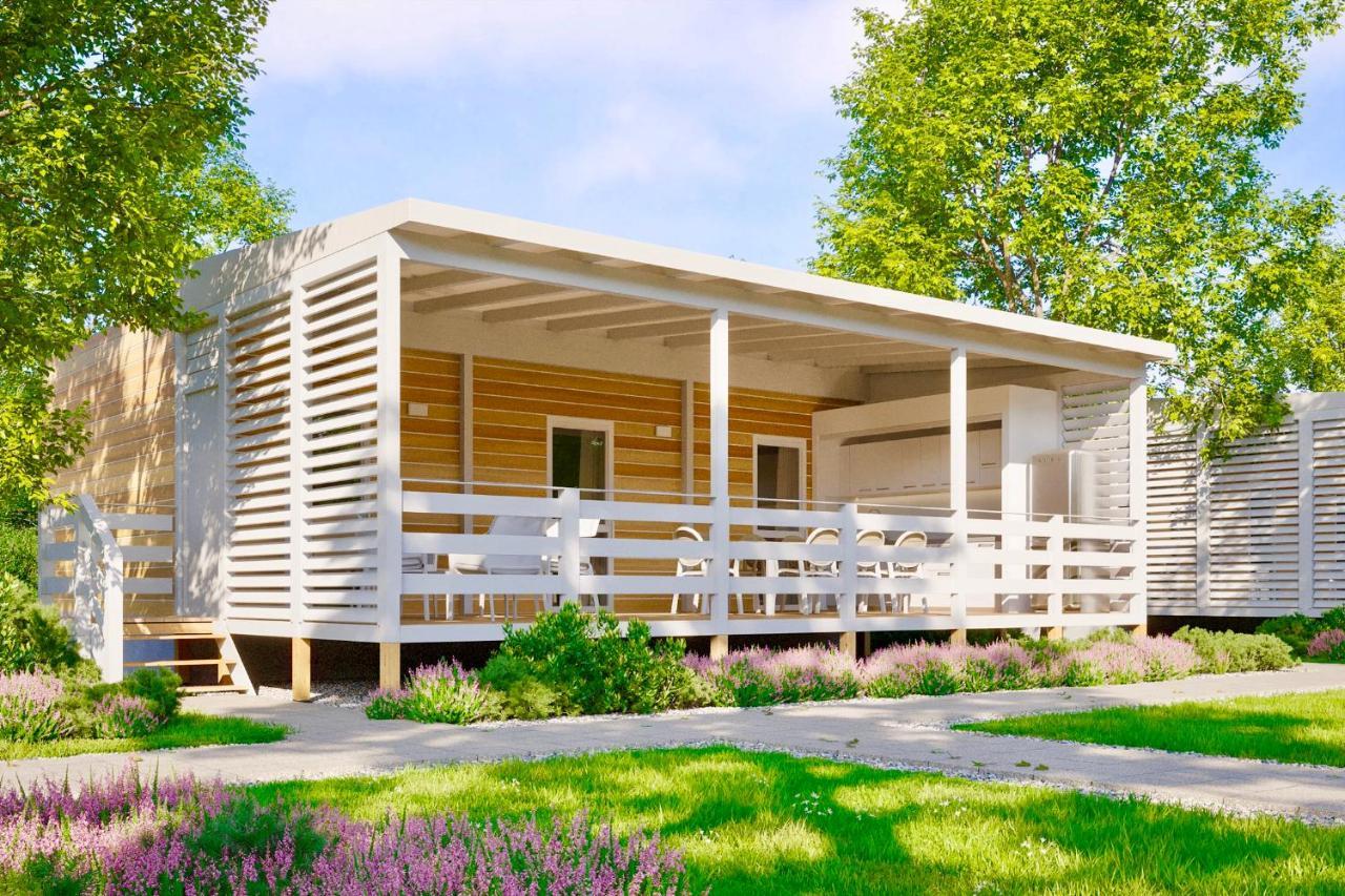 Large Executive Mobile Home - Garden view