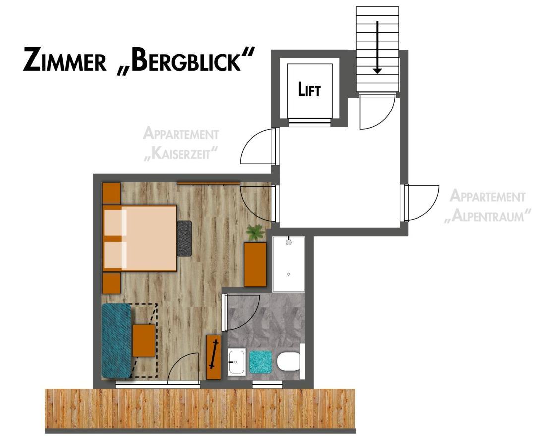 Deluxe Zimmer (2 Erwachsene & 1 Kind)