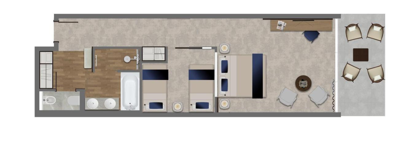 Family Double Room with Balcony