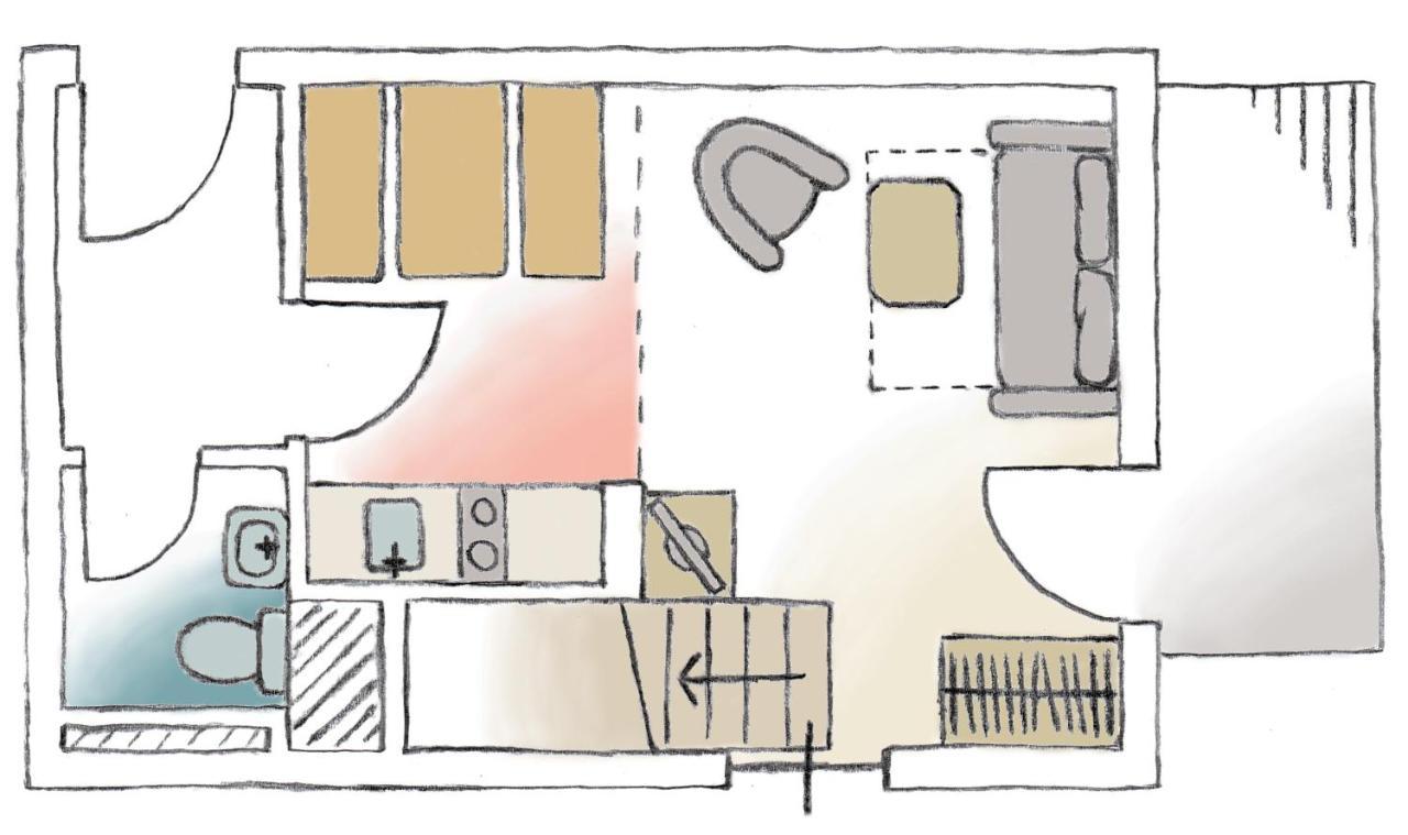 Apartment mit 1 Schlafzimmer