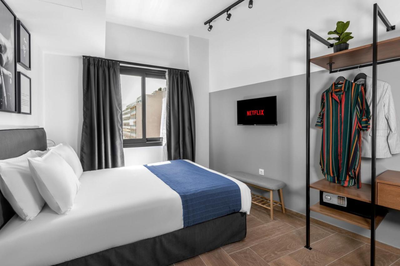 Suite mit 2 Schlafzimmern, Terrasse und Blick auf die Akropolis