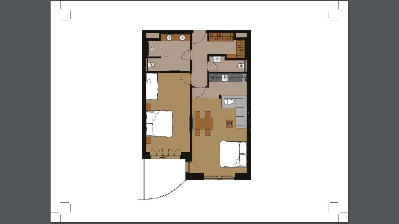 Apartment mit 2 Schlafzimmern