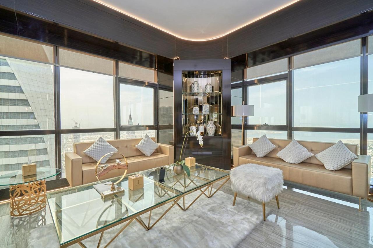 5 hálószobás penthouse lakosztály - 360 fokos panorámás kilátással a tengerre és a Burdzs Kalifára - legfelső emelet (72.)