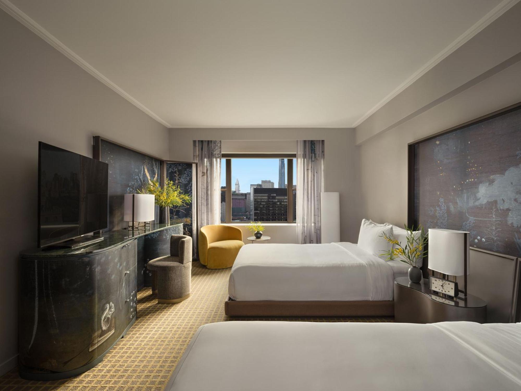 Habitación con vistas a la ciudad - 2 camas grandes