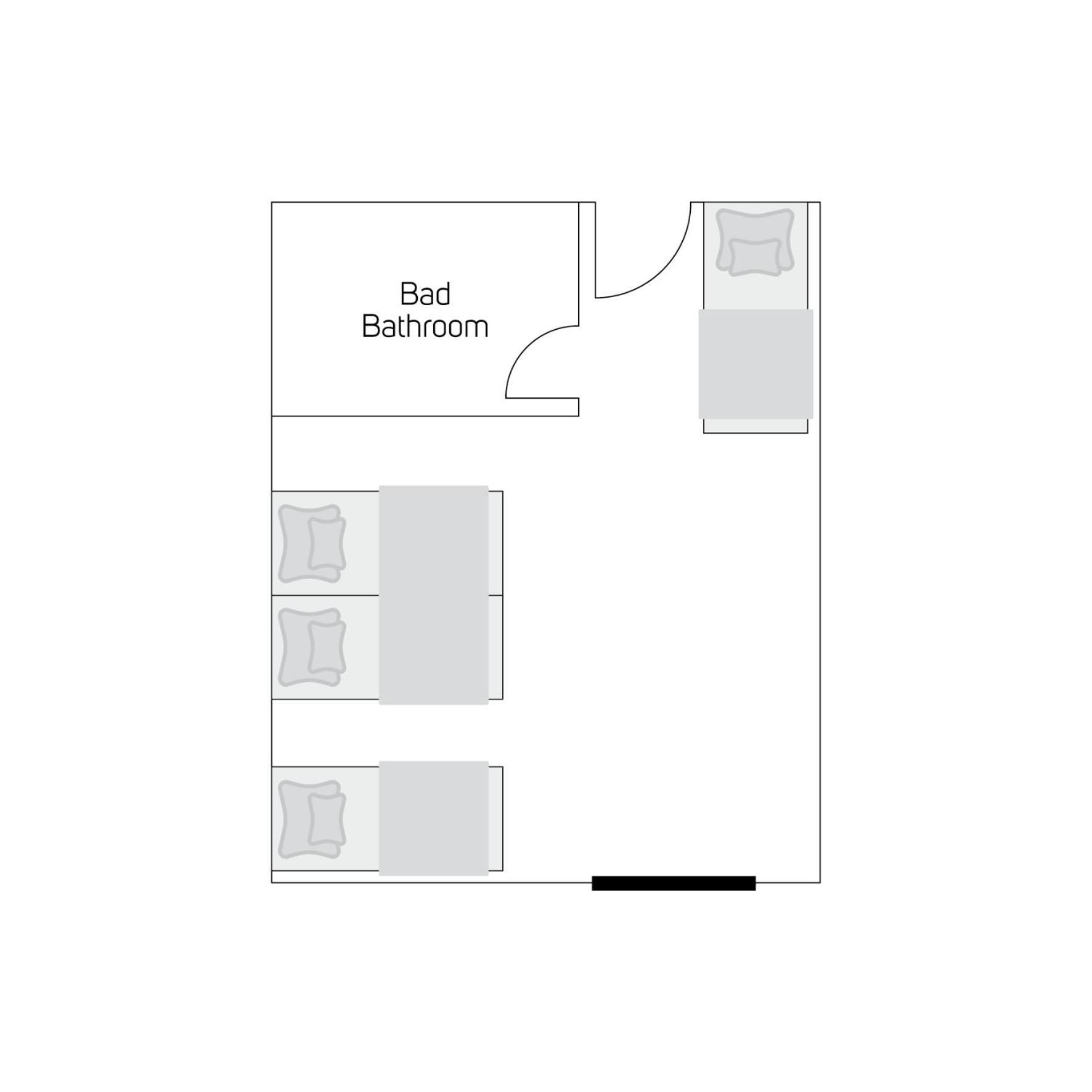 Habitación Cuádruple Estándar