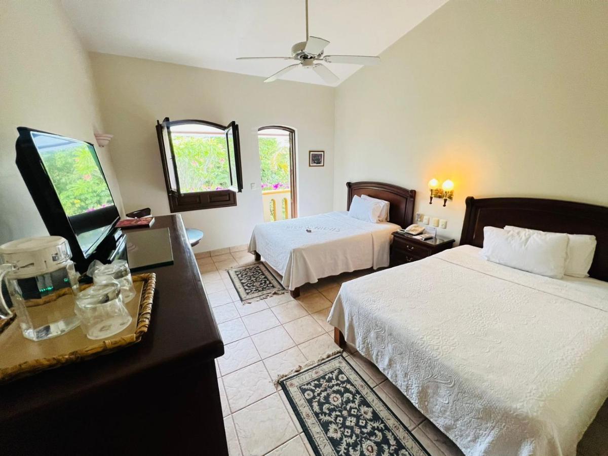 Double Room with Two Double Beds with Balcony