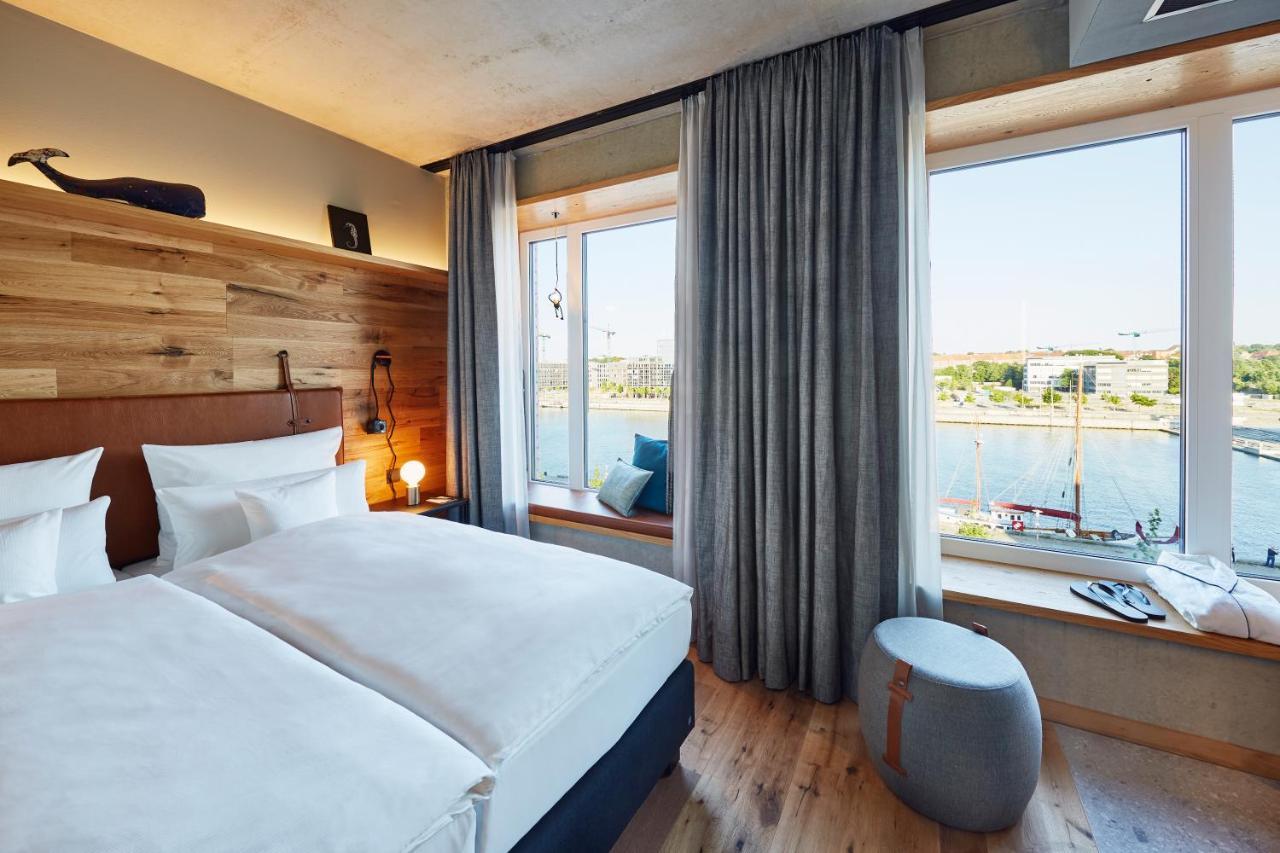Kamer met Kingsize Bed en Uitzicht op de Haven - Hogere Verdieping