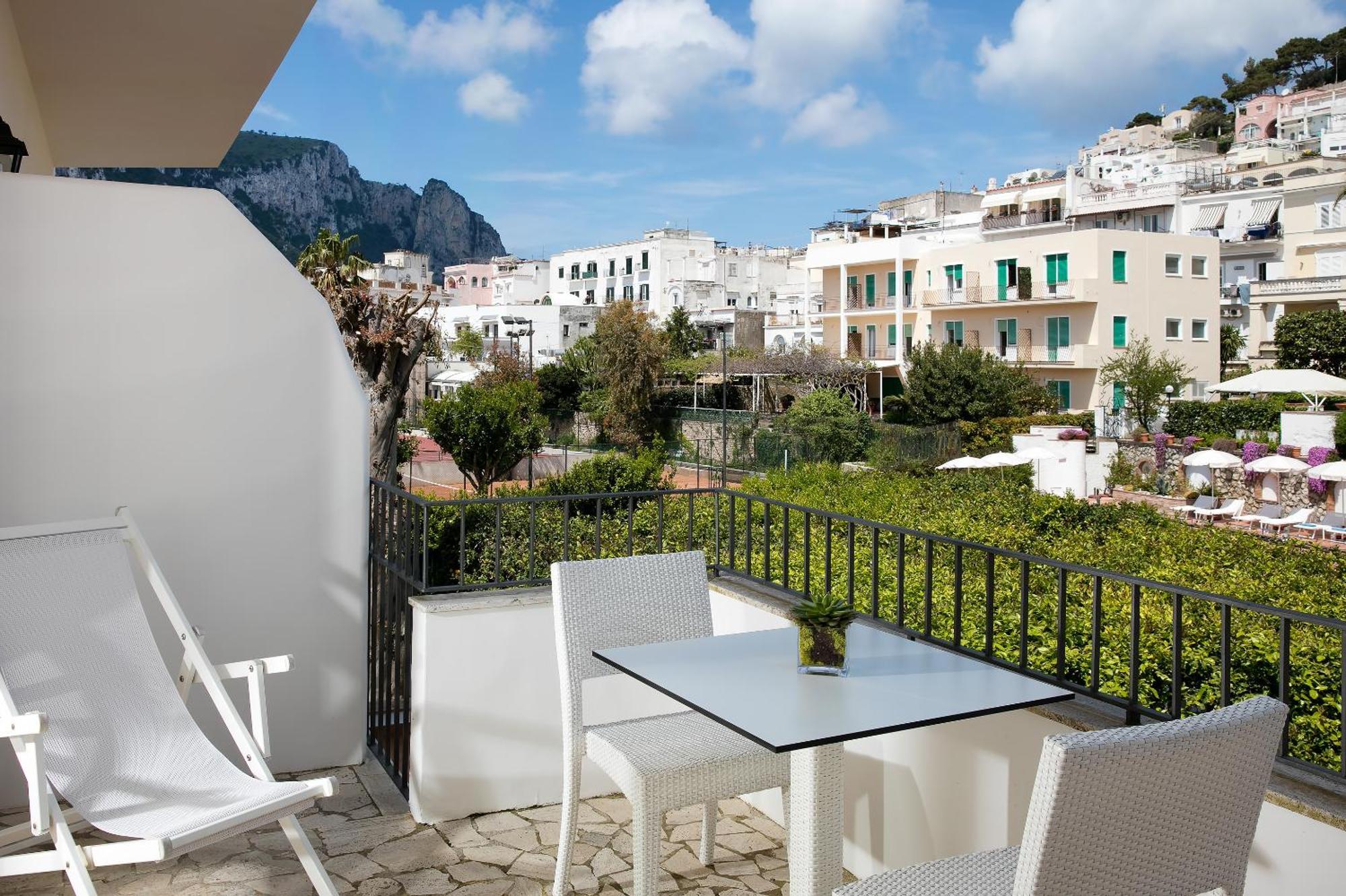 Chambre Double ou Lits Jumeaux avec Balcon - Vue sur Jardin
