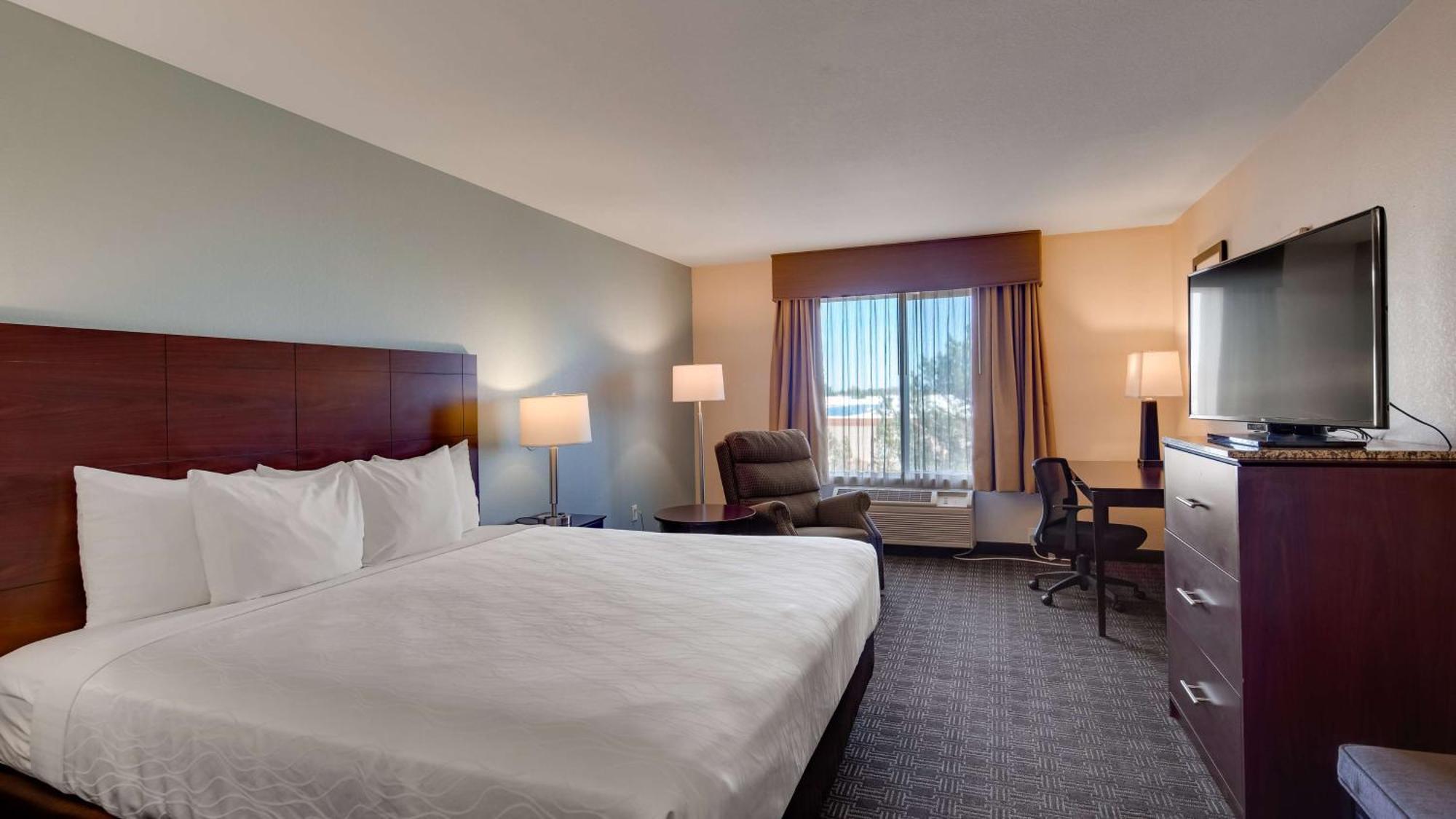 King Room with Roll-In Shower - Mobility Access/Communication Assistance