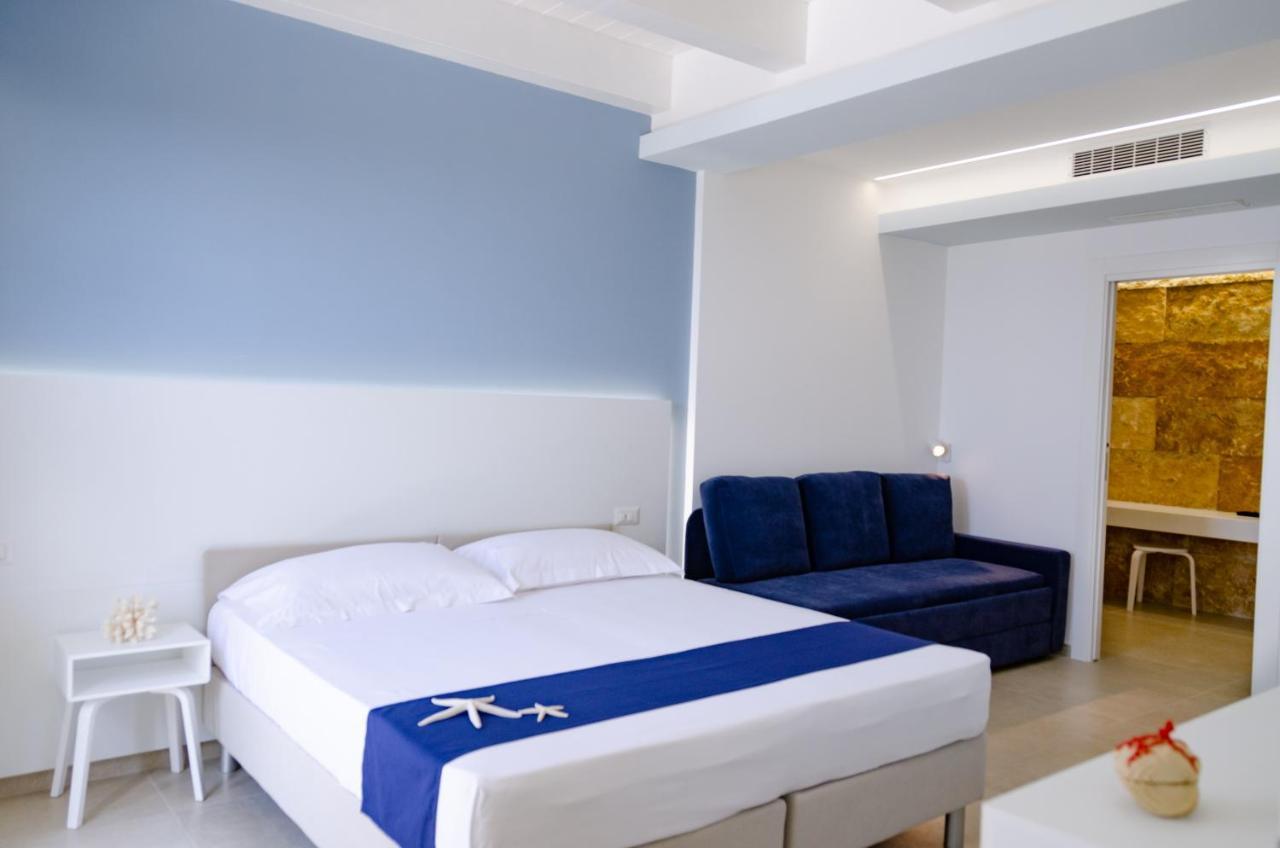 Zimmer mit Queensize-Bett und Meerblick