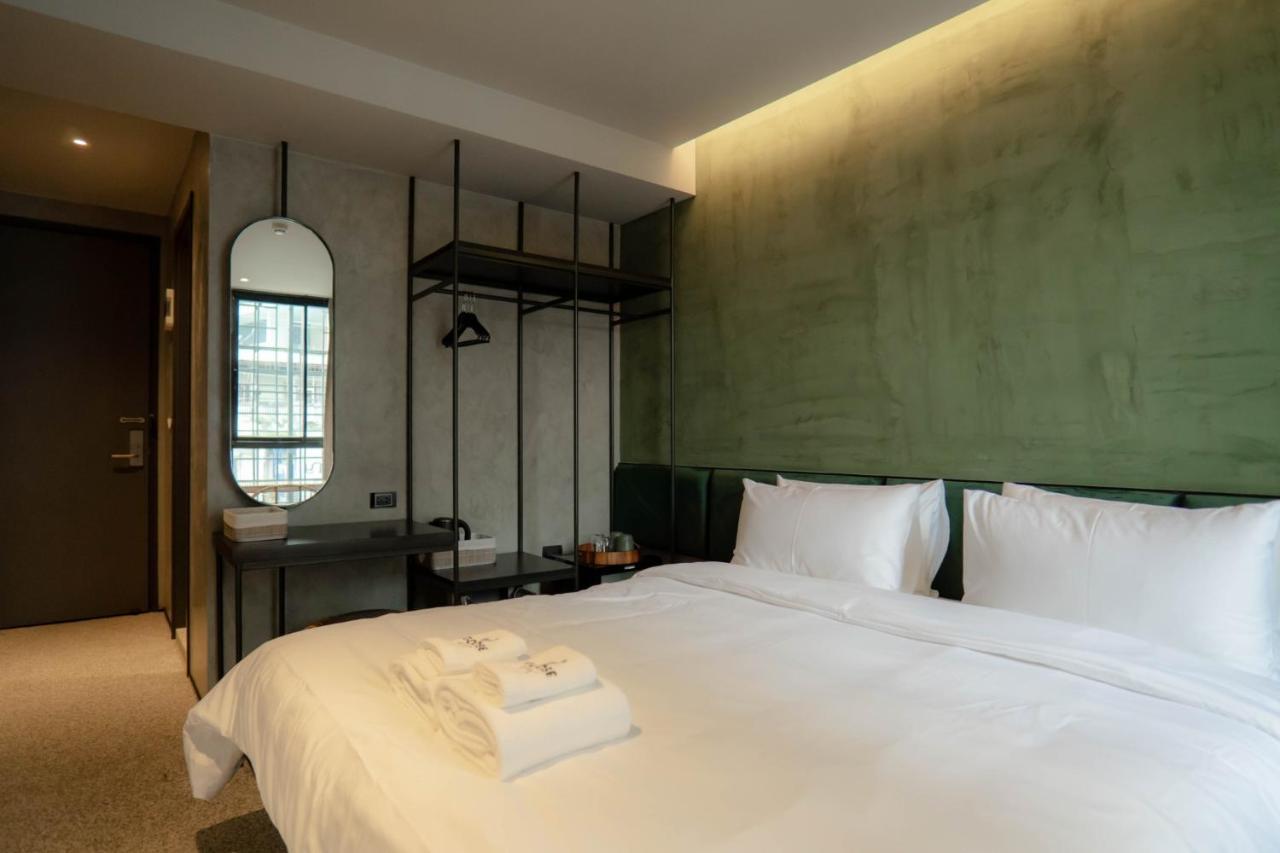 Kamer met 1 Groot Bed of 2 Aparte Bedden en Uitzicht op de Stad