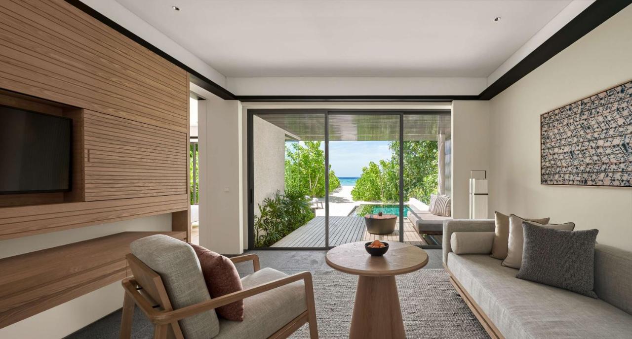 Two-Bedroom Villa with One King Bed and Two Twin Beds, Beach View and Private Pool