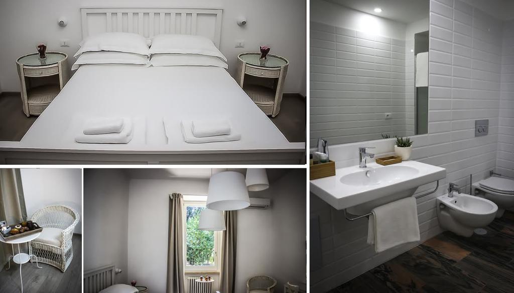Kamer met Queensize Bed en Uitzicht op de Tuin