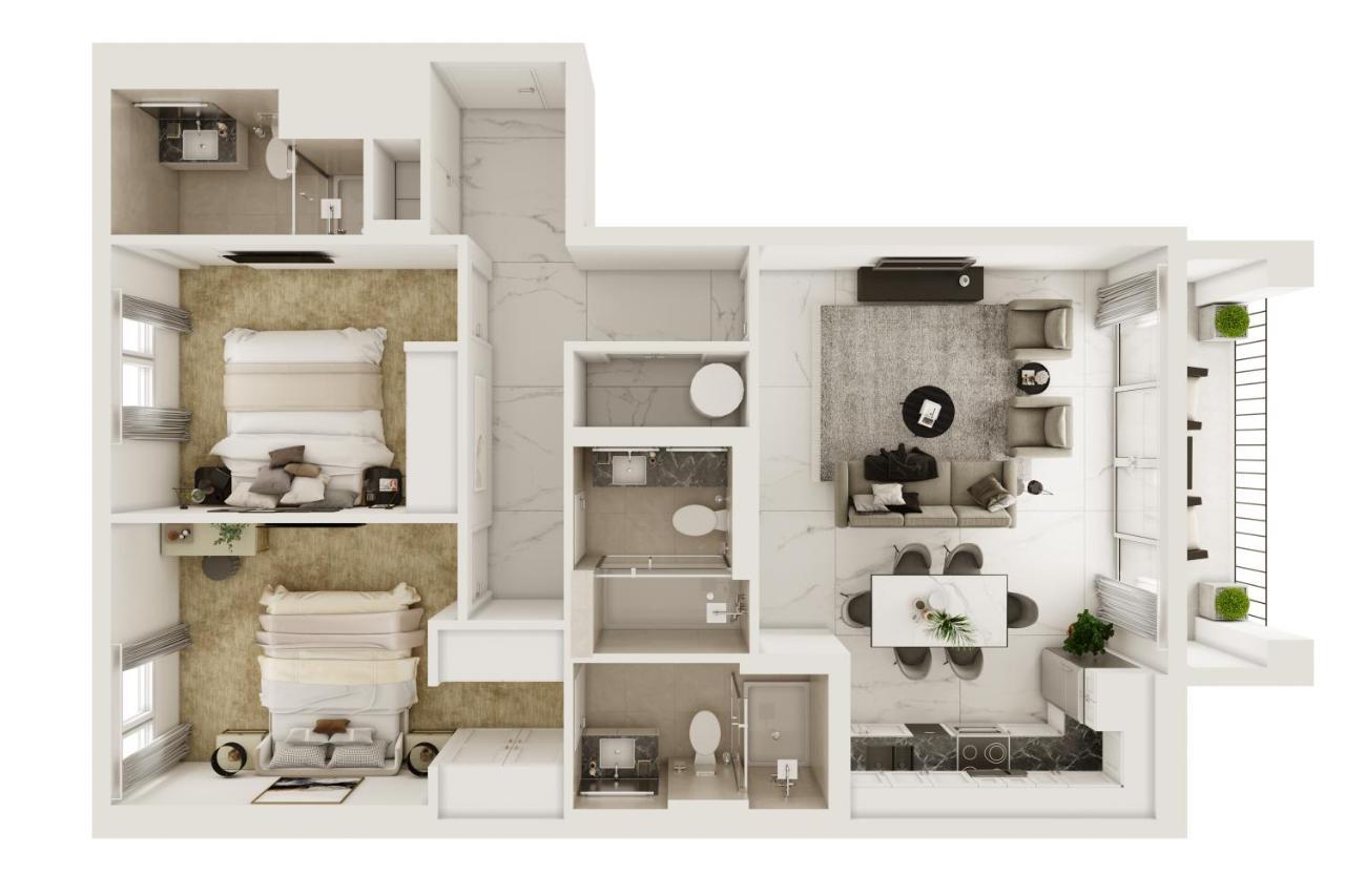 Two Bedroom Super Deluxe Apartment