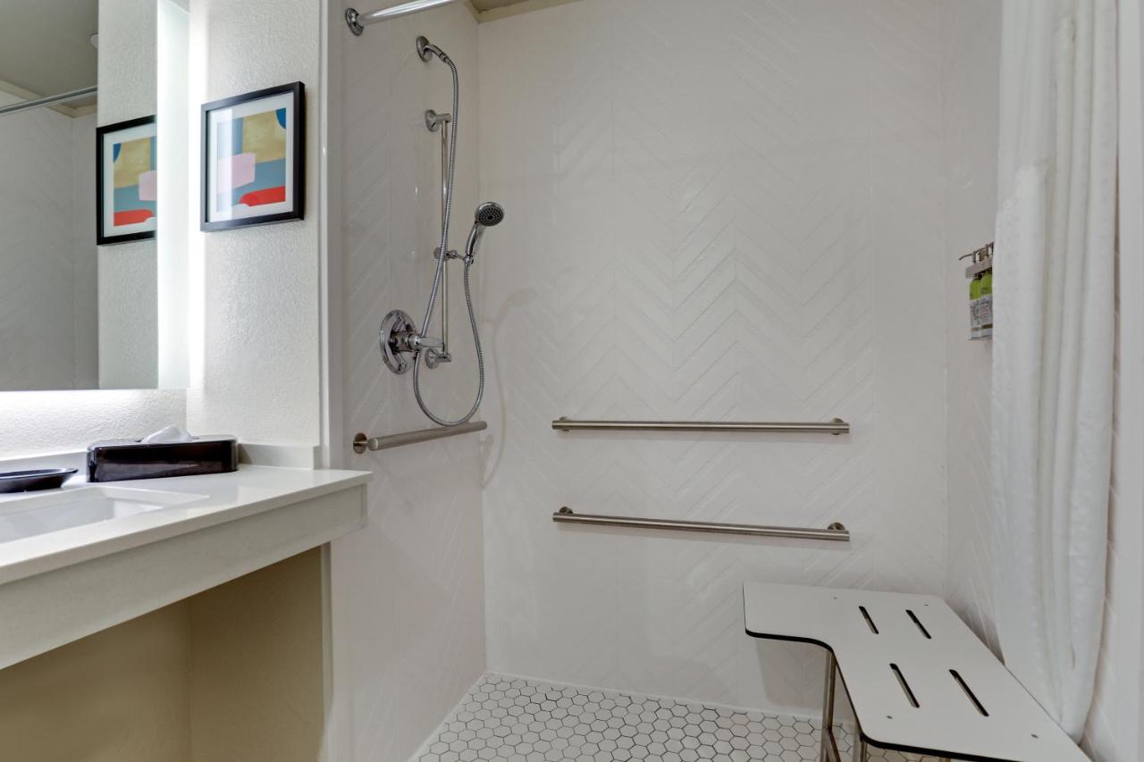 Standard King Room Roll Shower Mobility Accessible