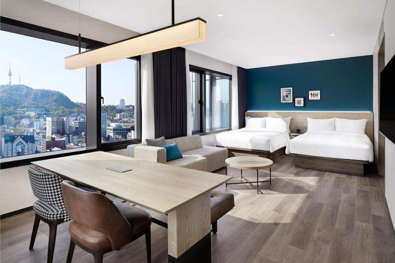 Habitación Doble Premier con vistas a la ciudad - 2 camas grandes