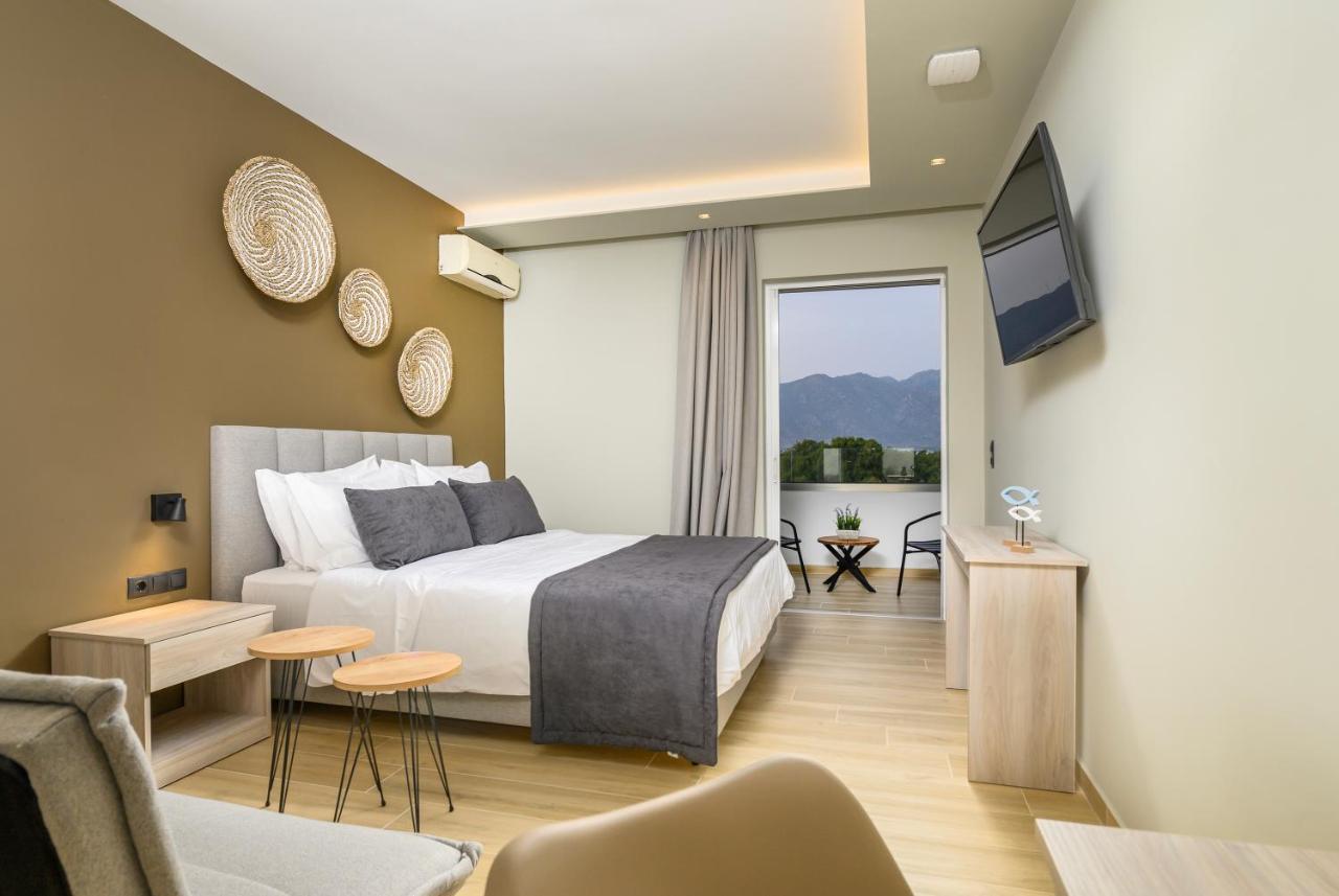Deluxe Doppelzimmer mit seitlichem Meerblick