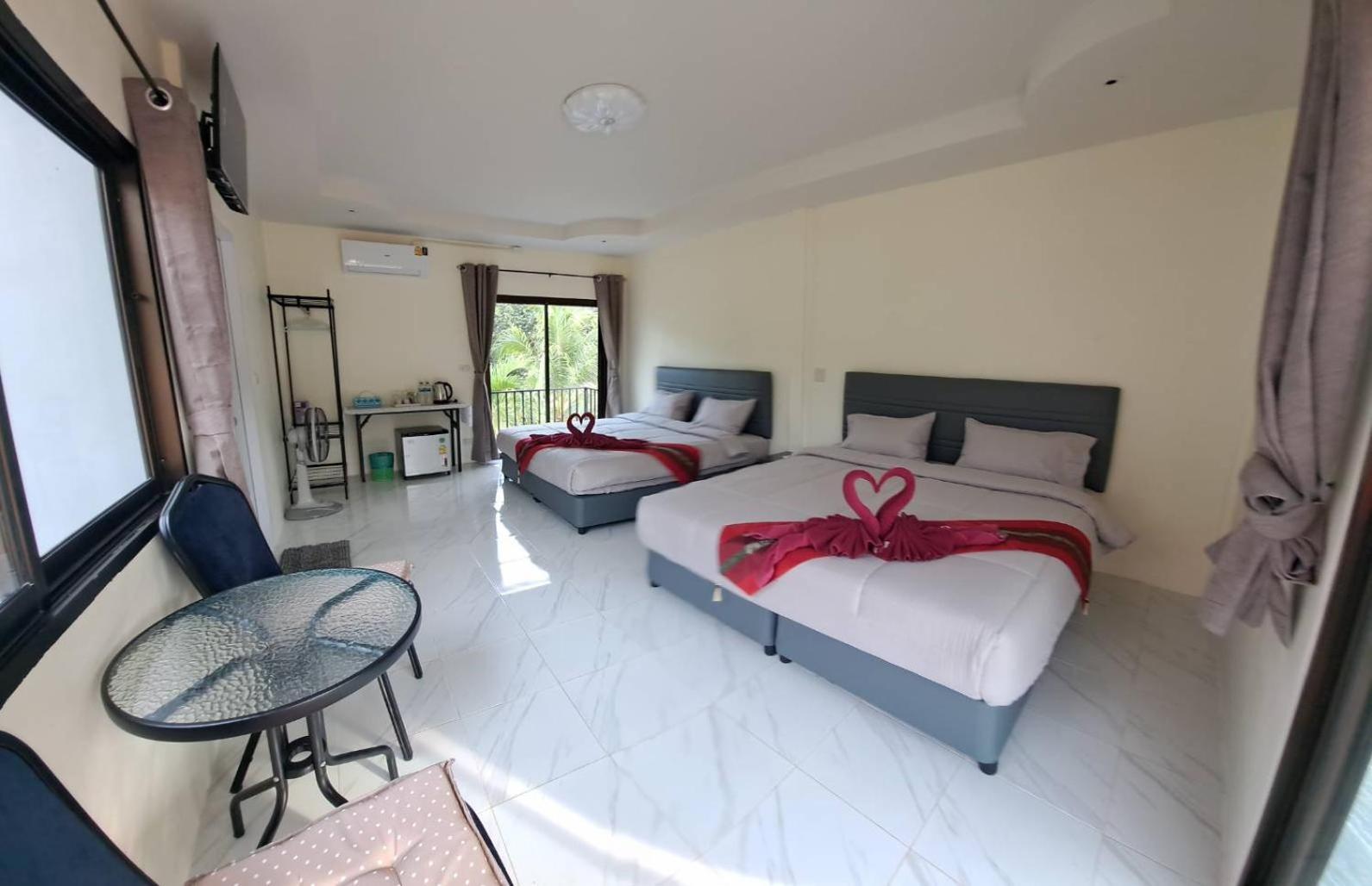 Chambre Quadruple avec Terrasse
