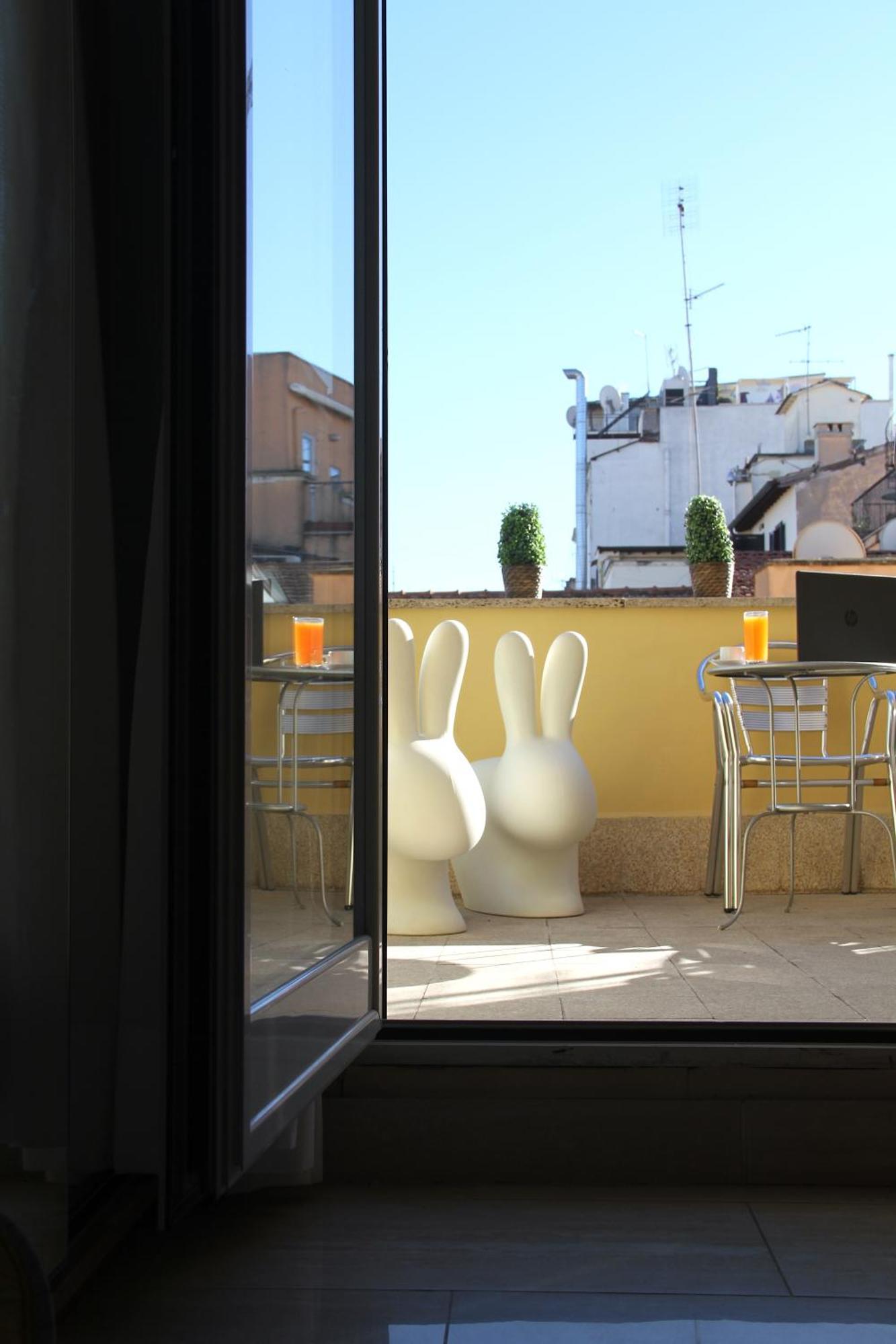 Tweepersoonskamer met 1 of 2 Bedden en Balkon