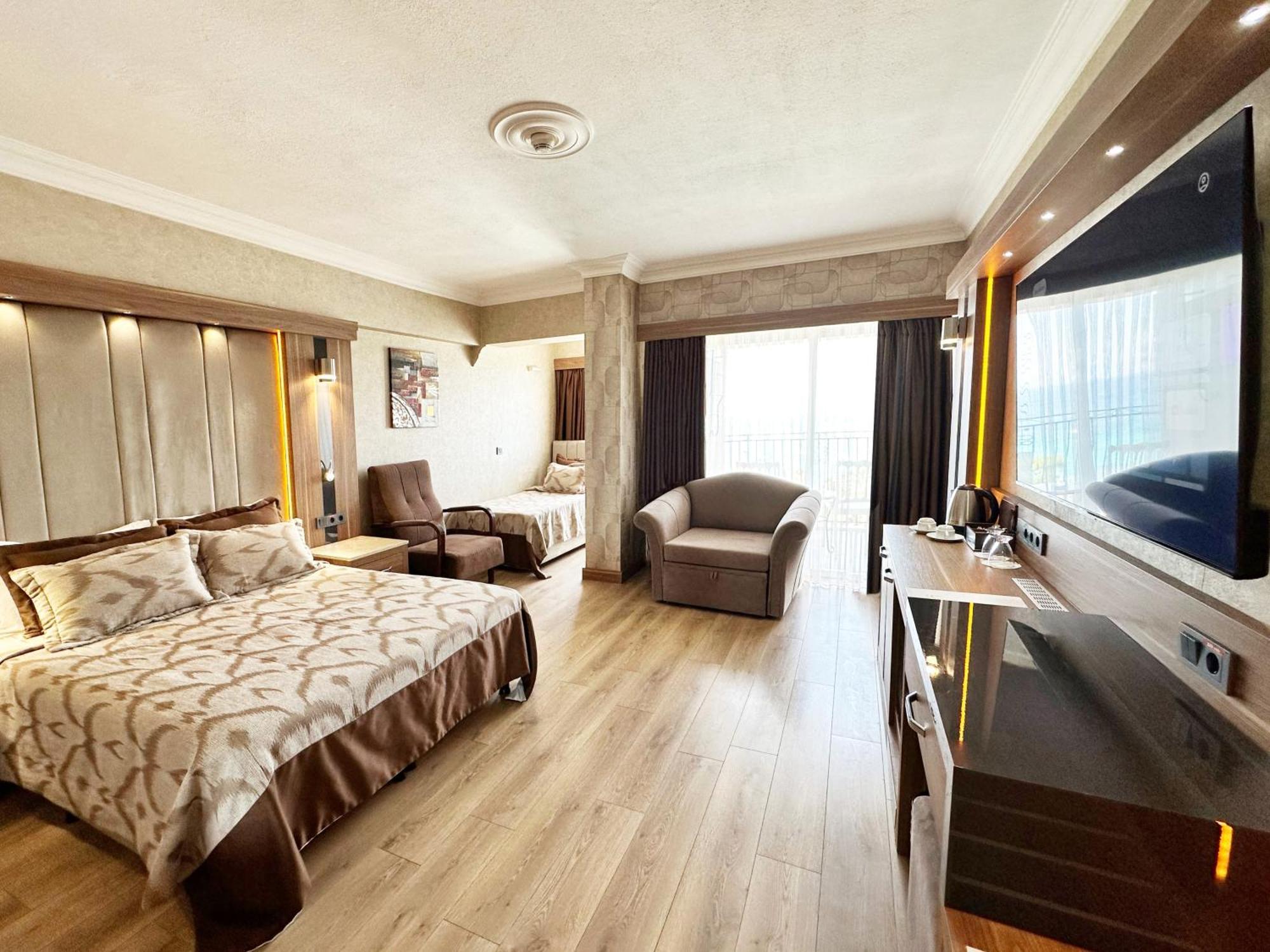 Chambre Standard avec vue sur la mer et balcon