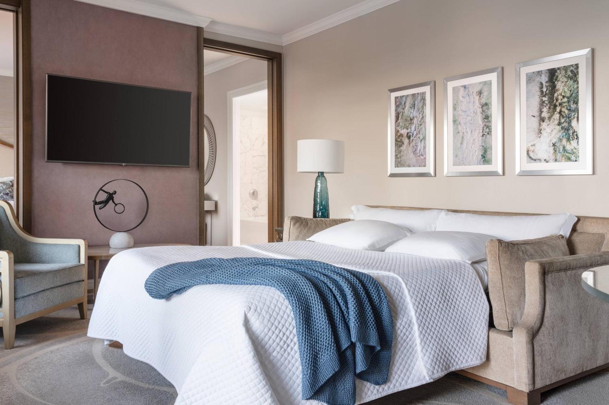 Suite mit 1 Schlafzimmer, Balkon und Blick auf die Bucht