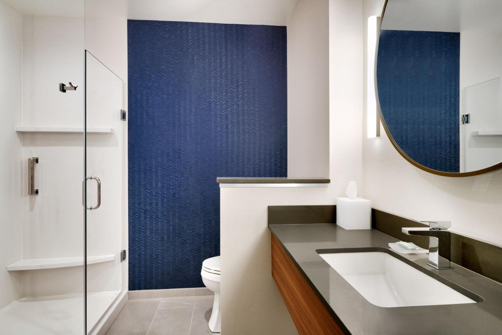 Executive King, Executive Guest room, 1 King, Sofa bed (Mobility Accessible w/ Roll-in Shower)