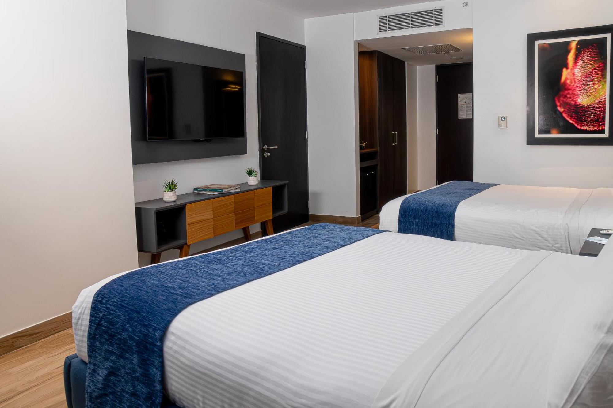 Room Two Double Bed City View