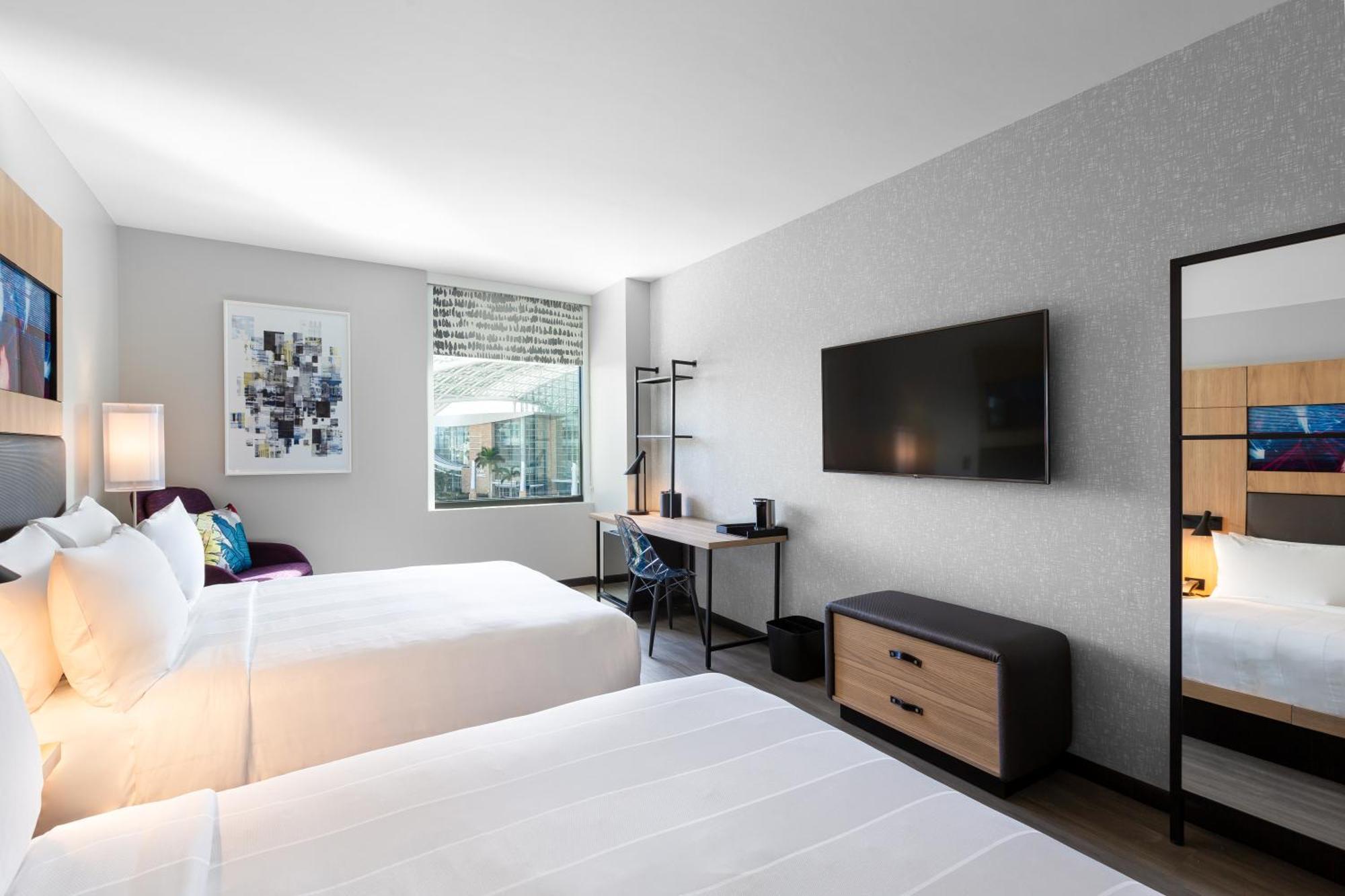 Habitación con 2 camas grandes - Adaptada para personas con problemas de audición