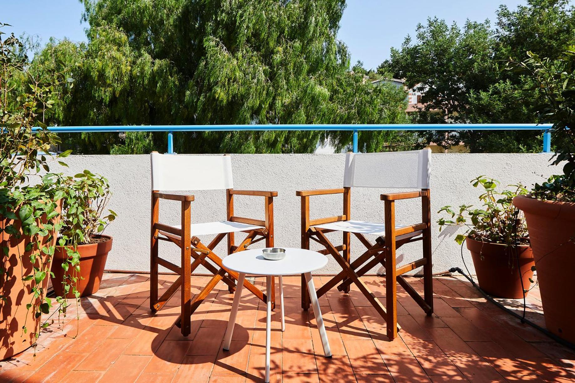 Double Room with Terrace with Hill View