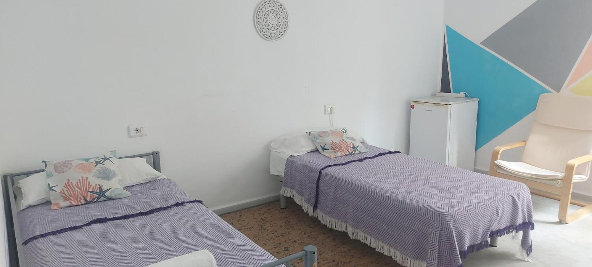 Chambre Lits Jumeaux Standard avec Salle de Bains Commune