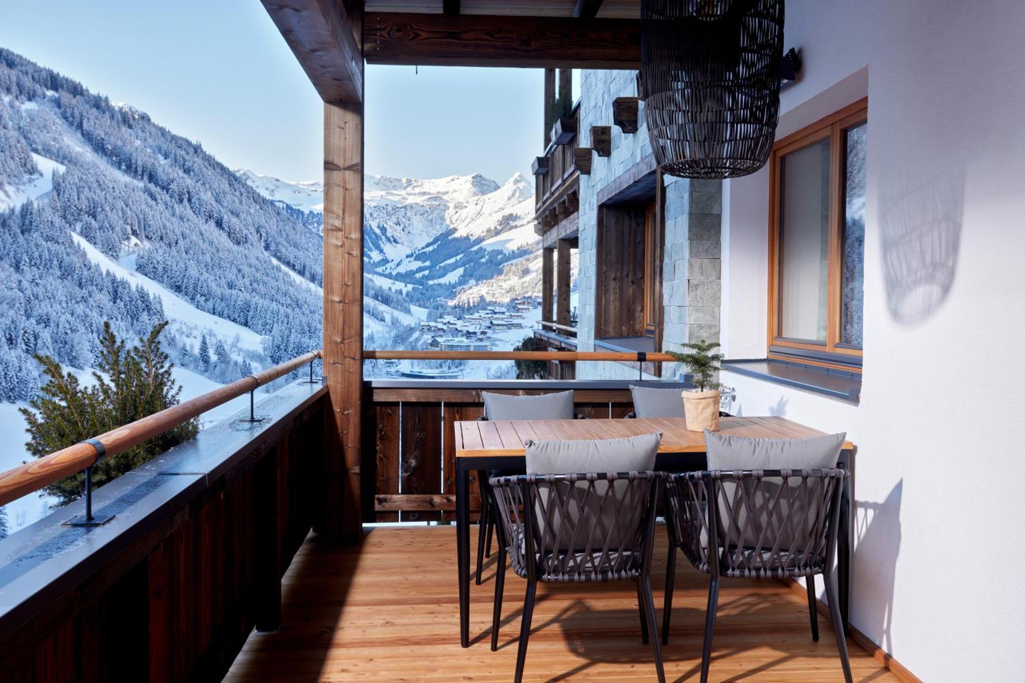 Apartment mit Blick auf die Berge