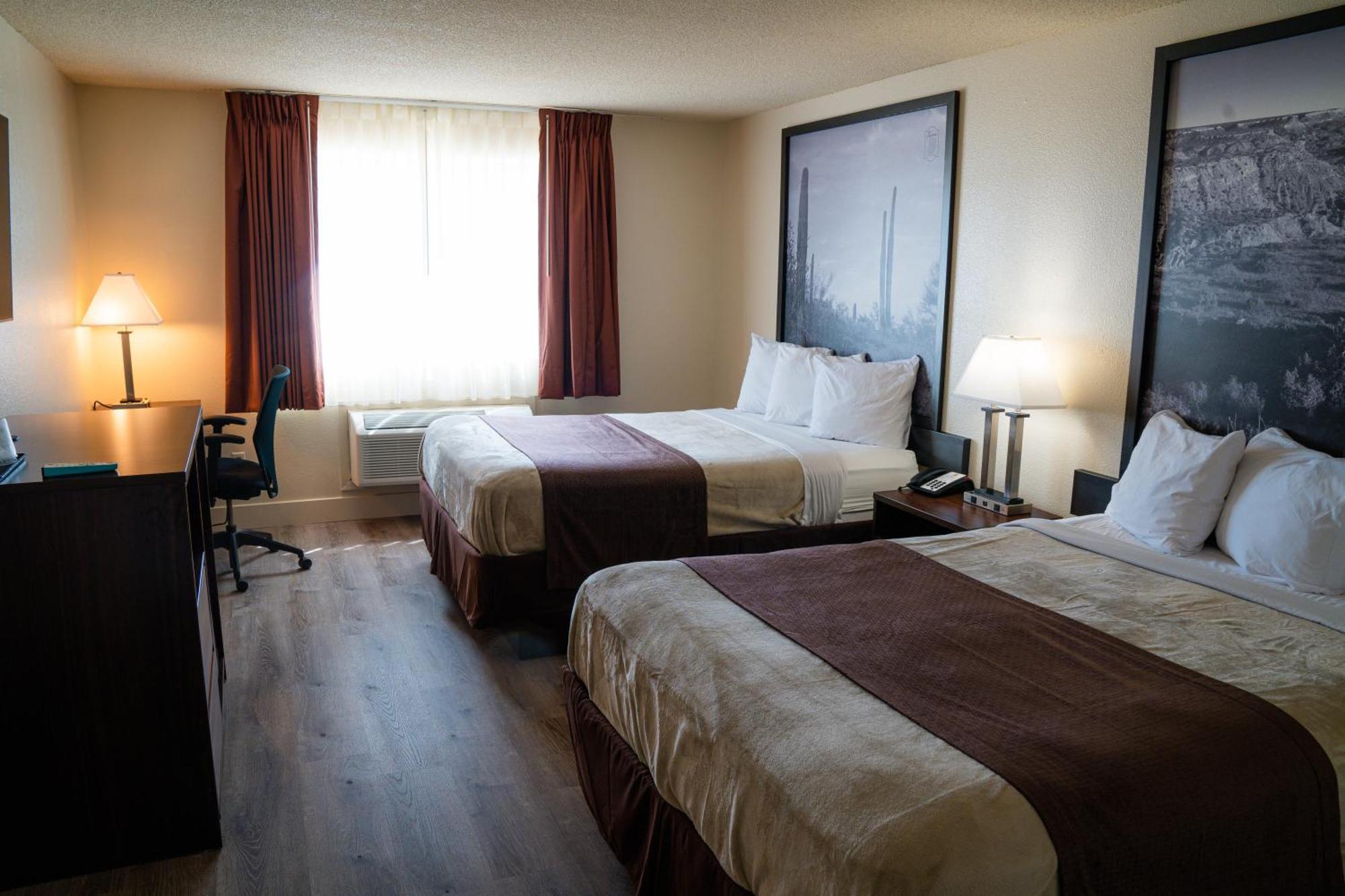 Habitación Doble adaptada para personas con discapacidad y equipada con bañera - 2 camas grandes - No fumadores