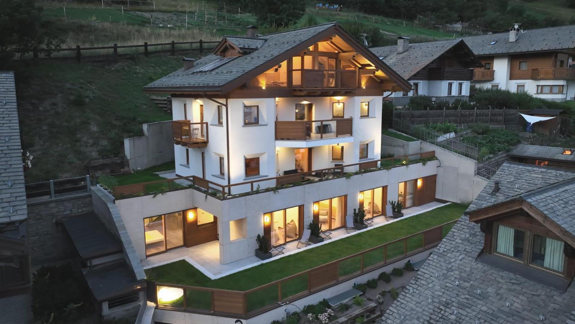 Deluxe-Apartment mit 2 Schlafzimmern und Gartenblick