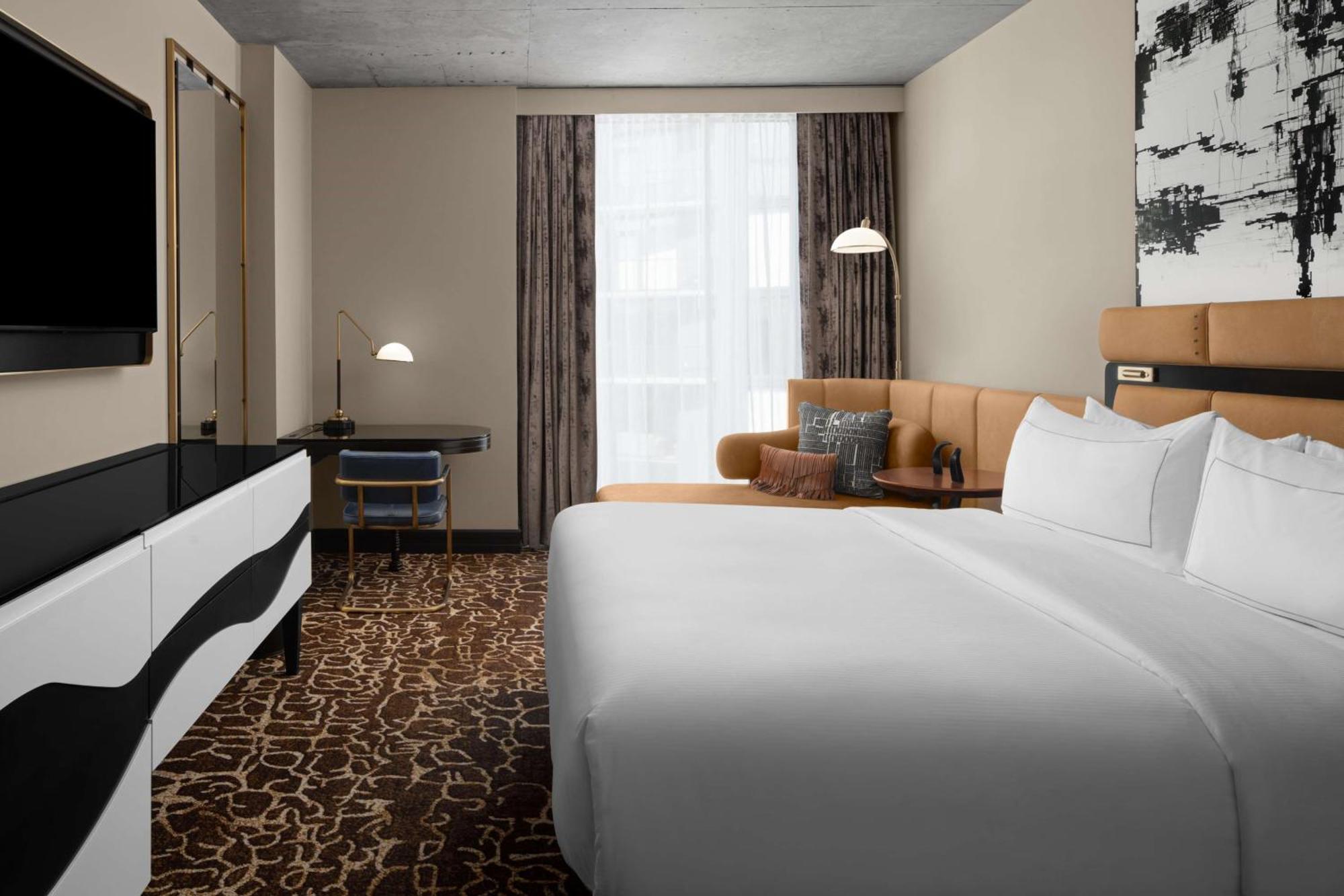 Kamer met een Kingsize Bed en Uitzicht op de Stad - Geschikt voor Gasten met een Gehoorbeperking