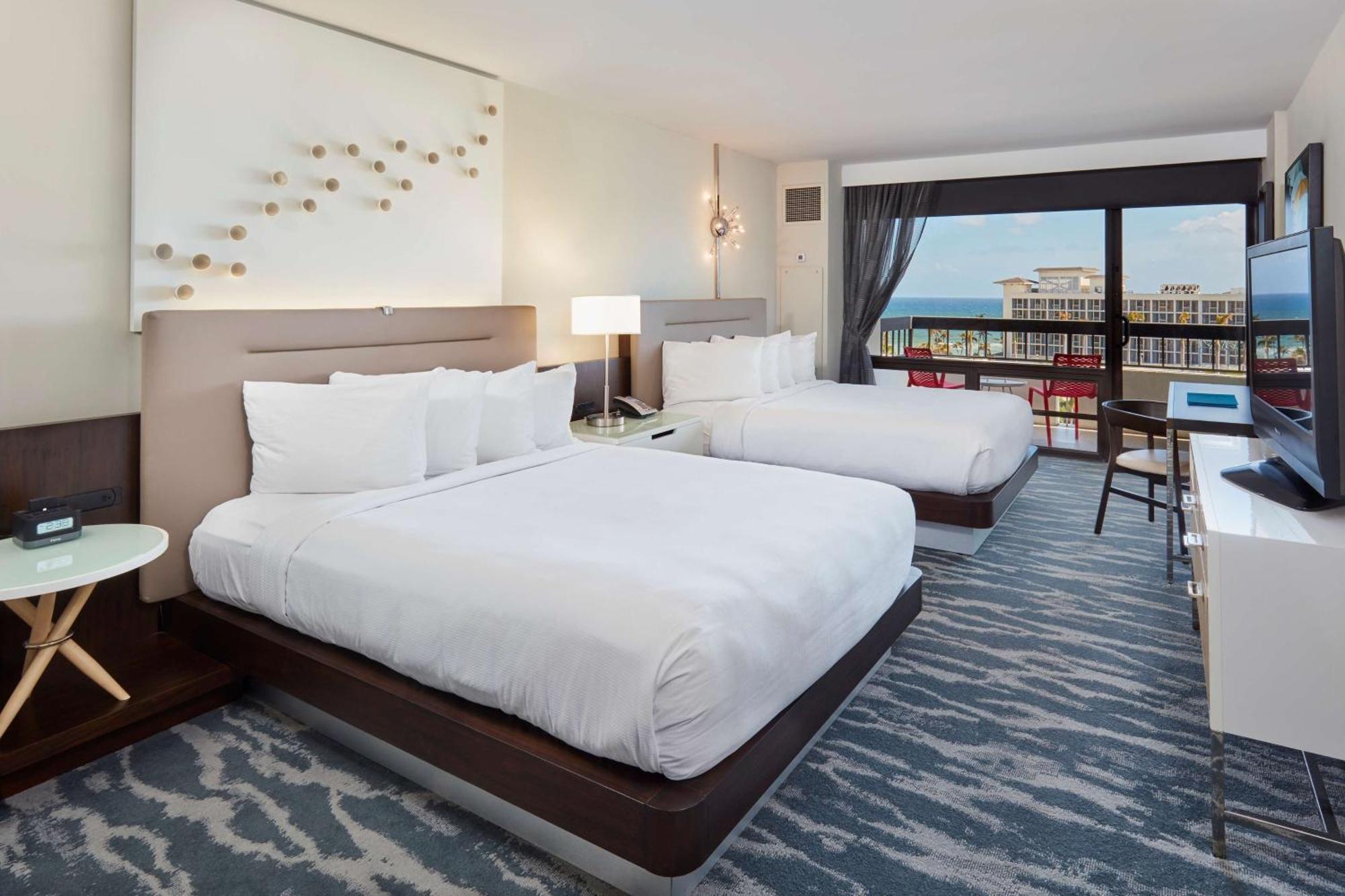 Queen Room Two Queen Beds Balcony Ocean View