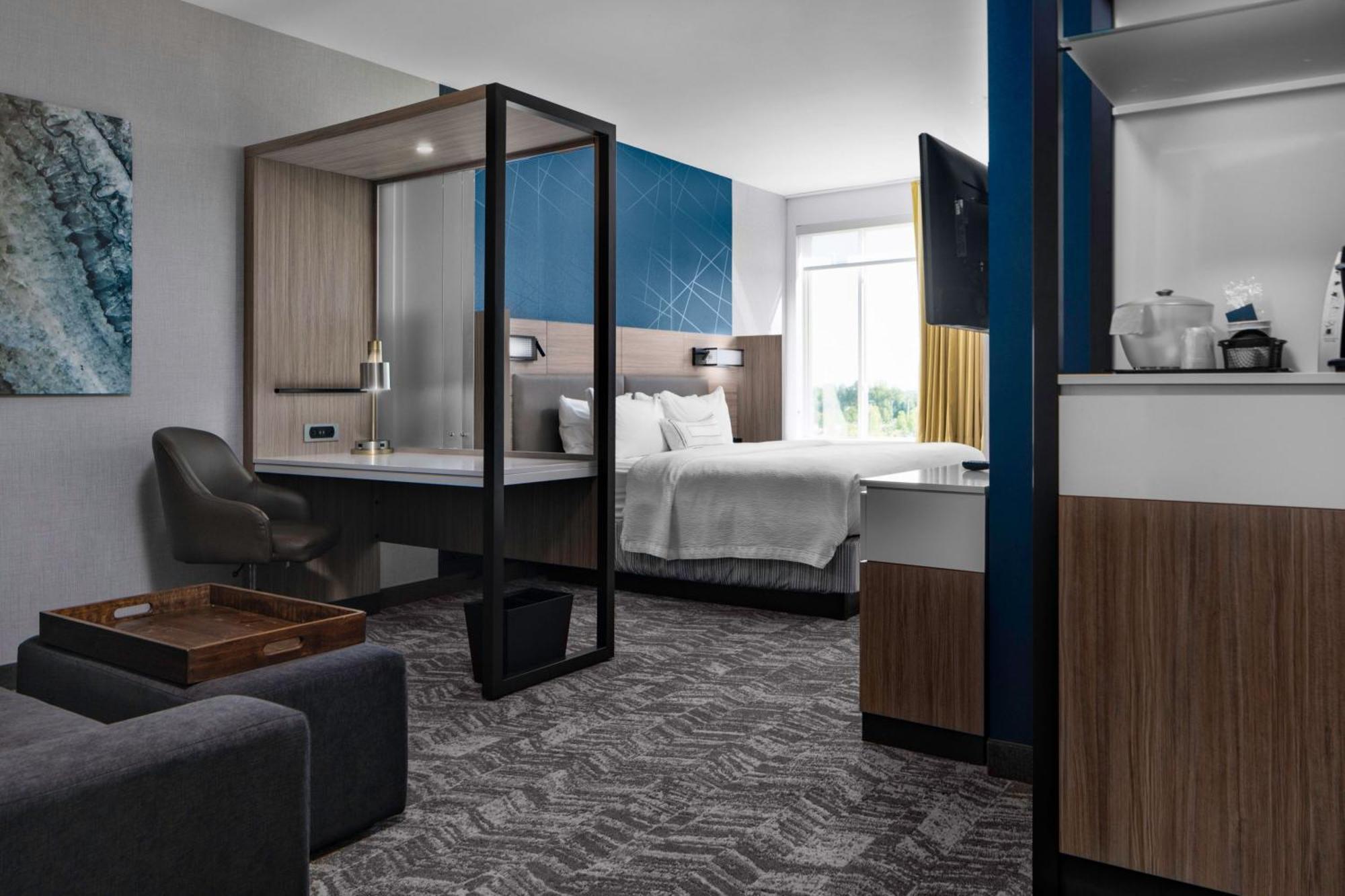 King Suite with Roll-In Shower and Trundle Sofa - Mobility Access/Hearing Accessible