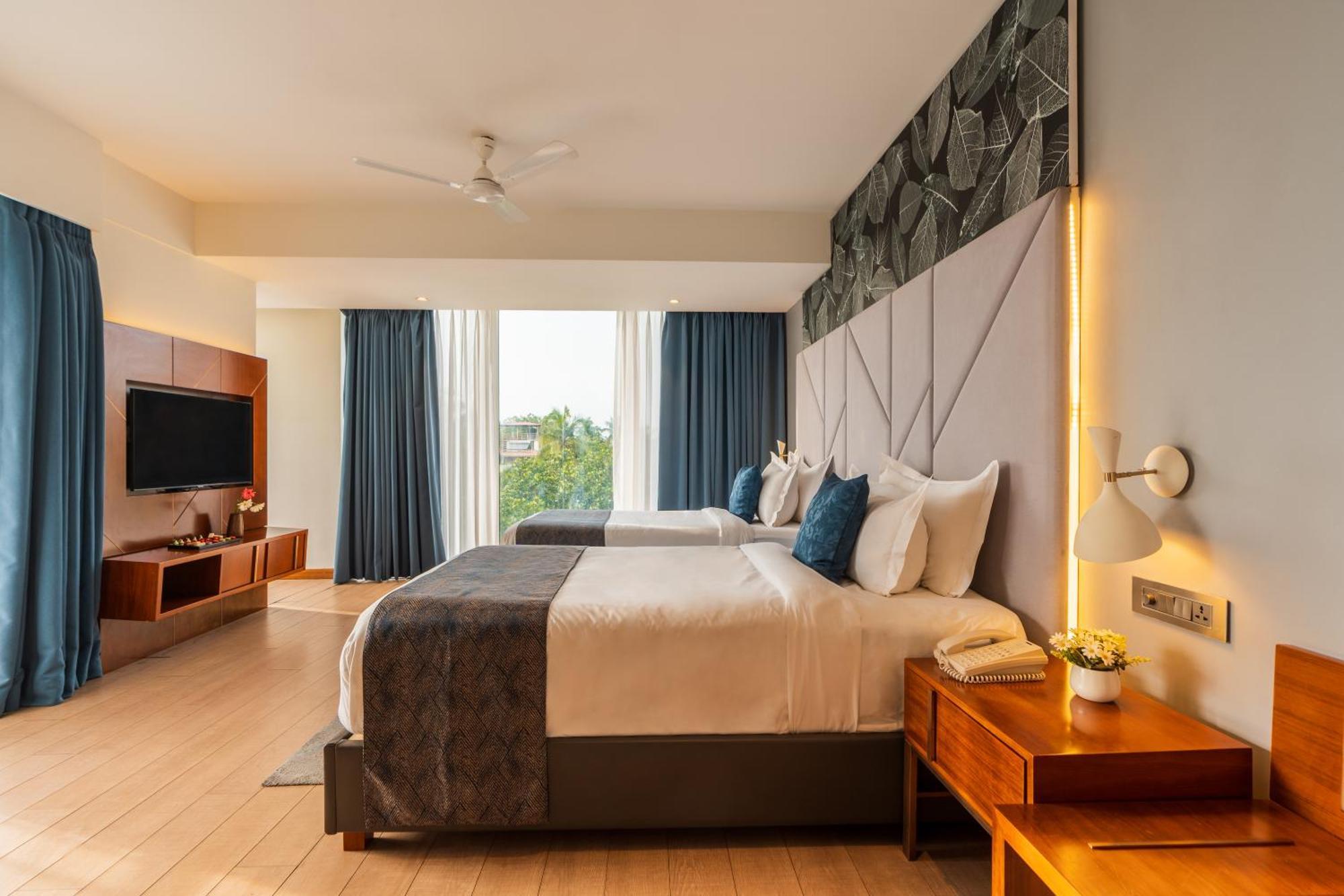Family Room with Balcony -  15% Discount on Food & Soft Beverages - 10% Discount on Laundry (Once during stay) - Happy Hours 1+1  from 5 to 7 pm on Selected Beverages - Early Check - in and Late Check out upto 2 hours (Subject to availability)