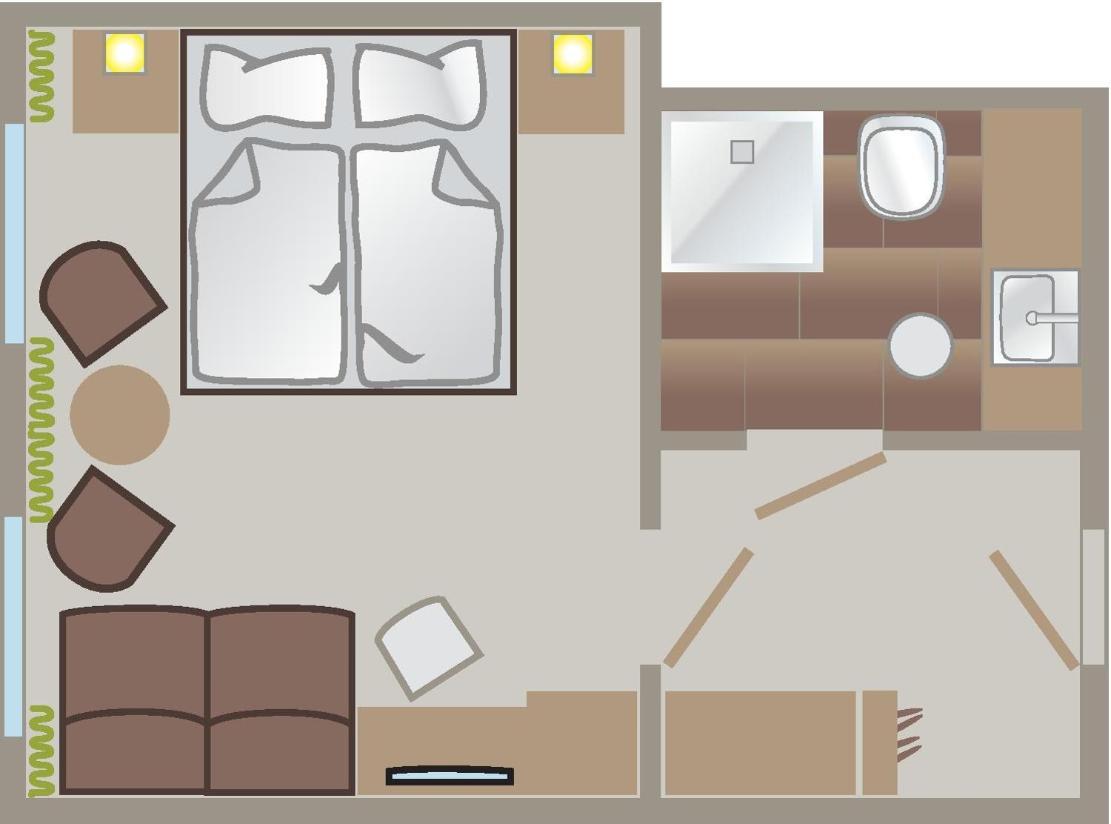 Standard Doppelzimmer