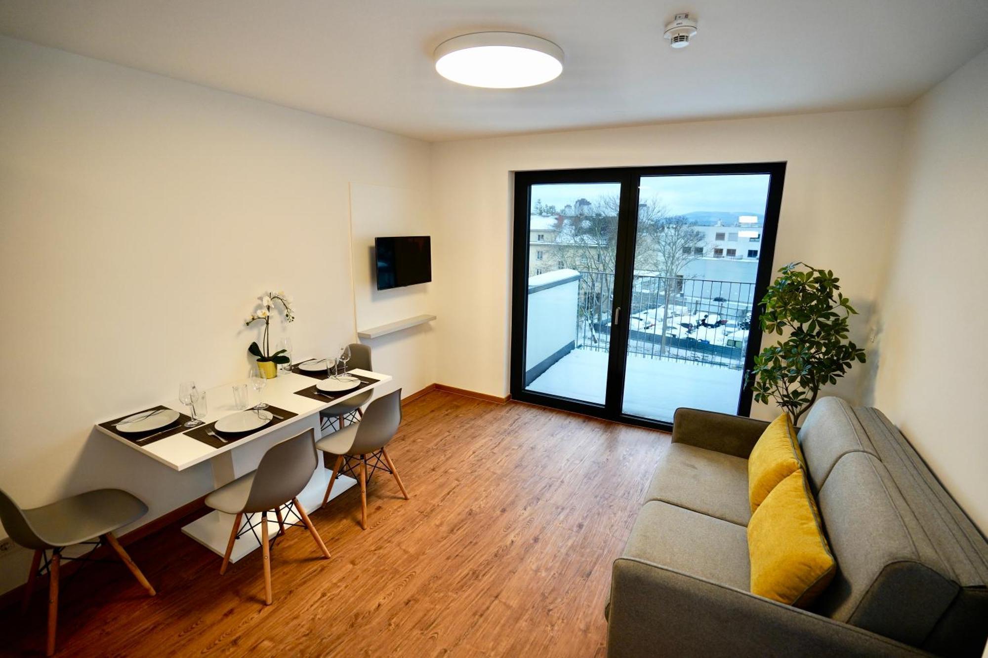 Apartment mit Blick auf die Berge