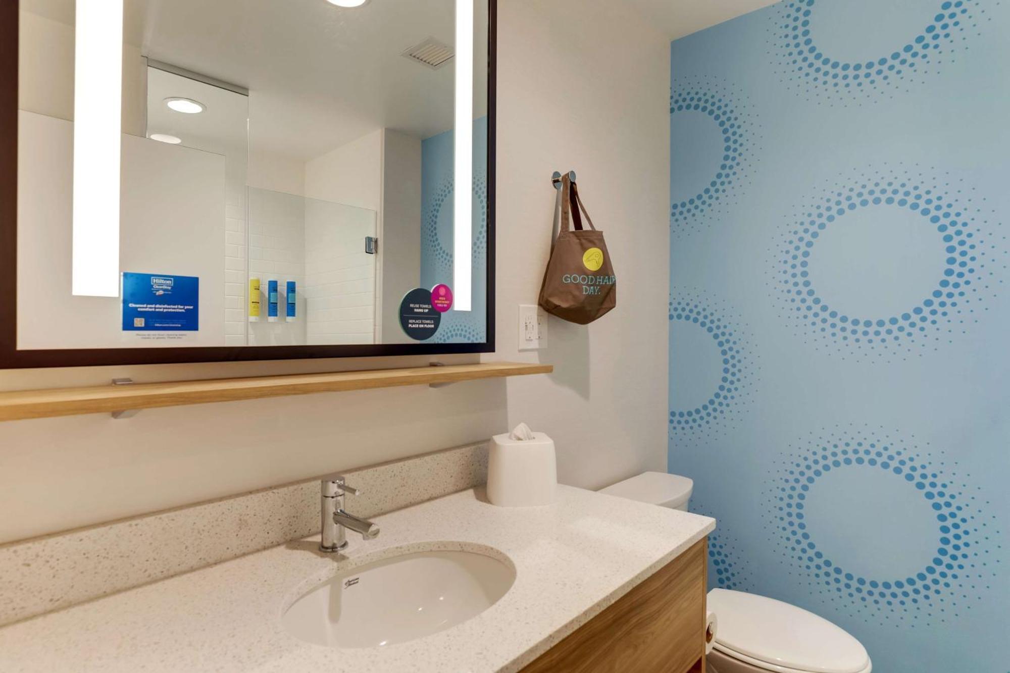 Queen Room with Two Queen Beds and Walk-In Shower