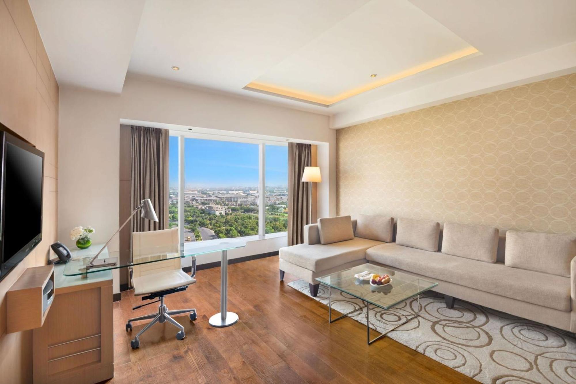 One-Bedroom King Suite - Non-Smoking with 20% discount on food and and soft beverages and INR 500 credit on food and soft beverages once during the stay