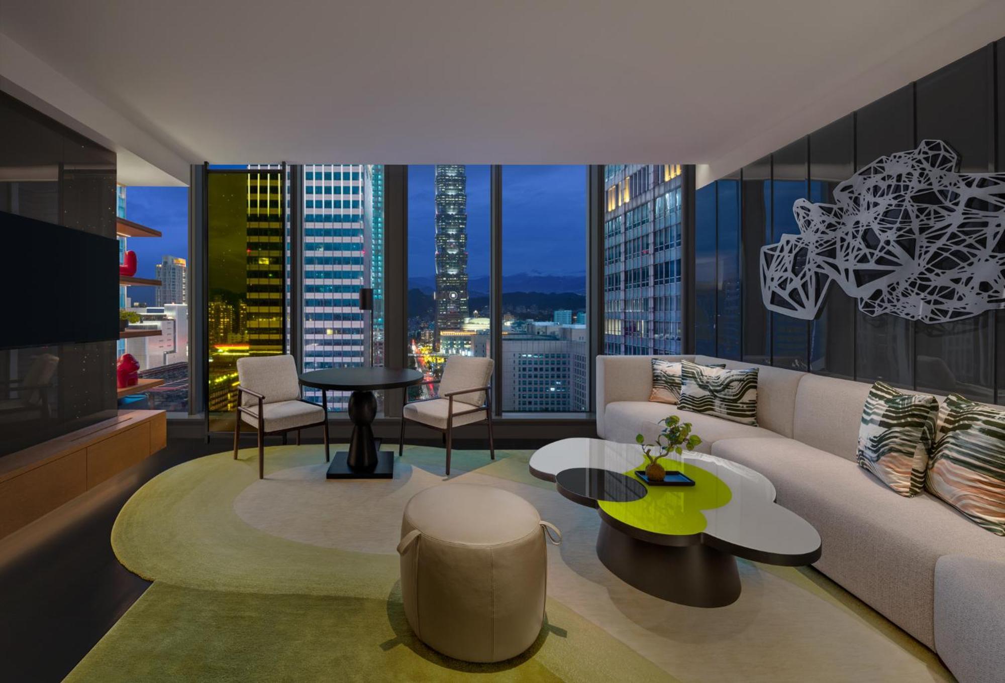Fantastic Suite 1 Bedroom Suite 1 King TAIPEI 101 view