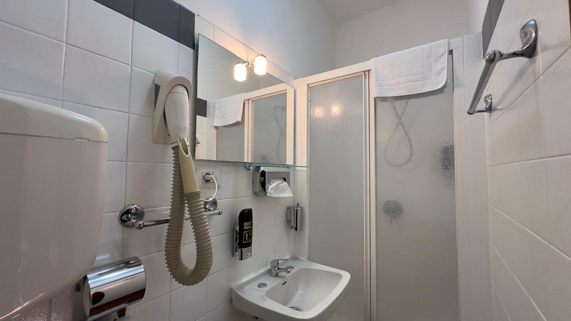 Doppel-/Zweibettzimmer mit Bergblick
