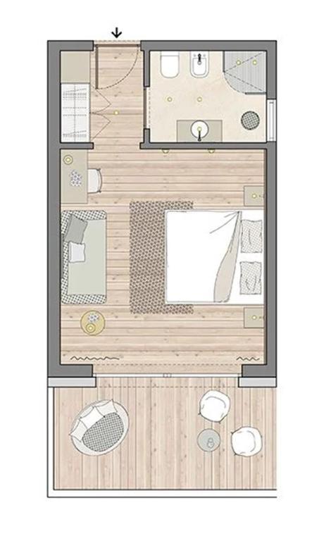 Double Room with Balcony (2 Adults + 1 Child)