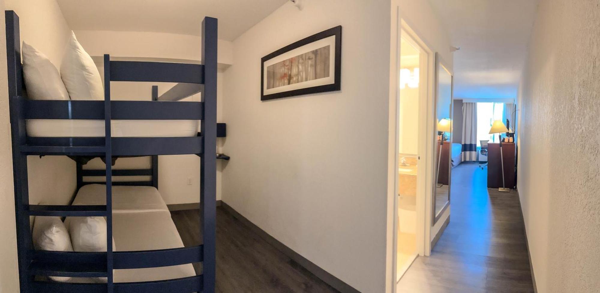Family Room with Two Queen Beds and Bunk Bed