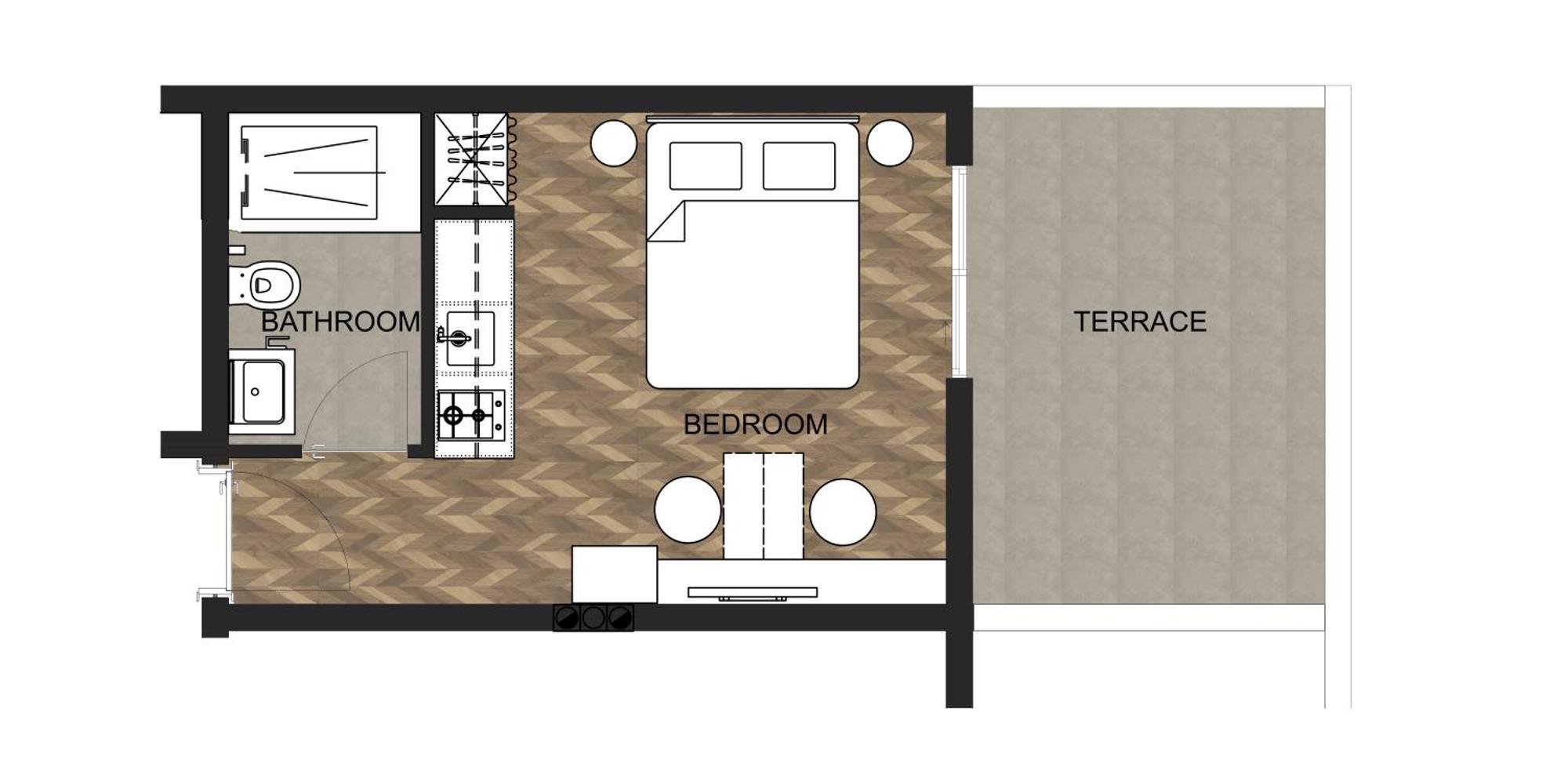 Studio Terrace MEDIUM TERRACE