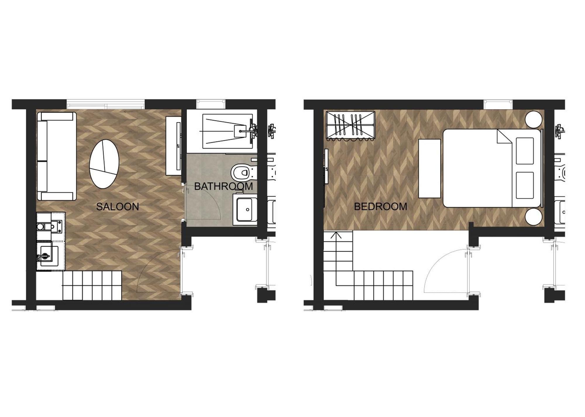 Studio Split Level MEDIUM LOFT